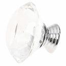 50MM 8 pcs Knob Crystal for wall cabinet drawer wardrobe cabinets kitchen f