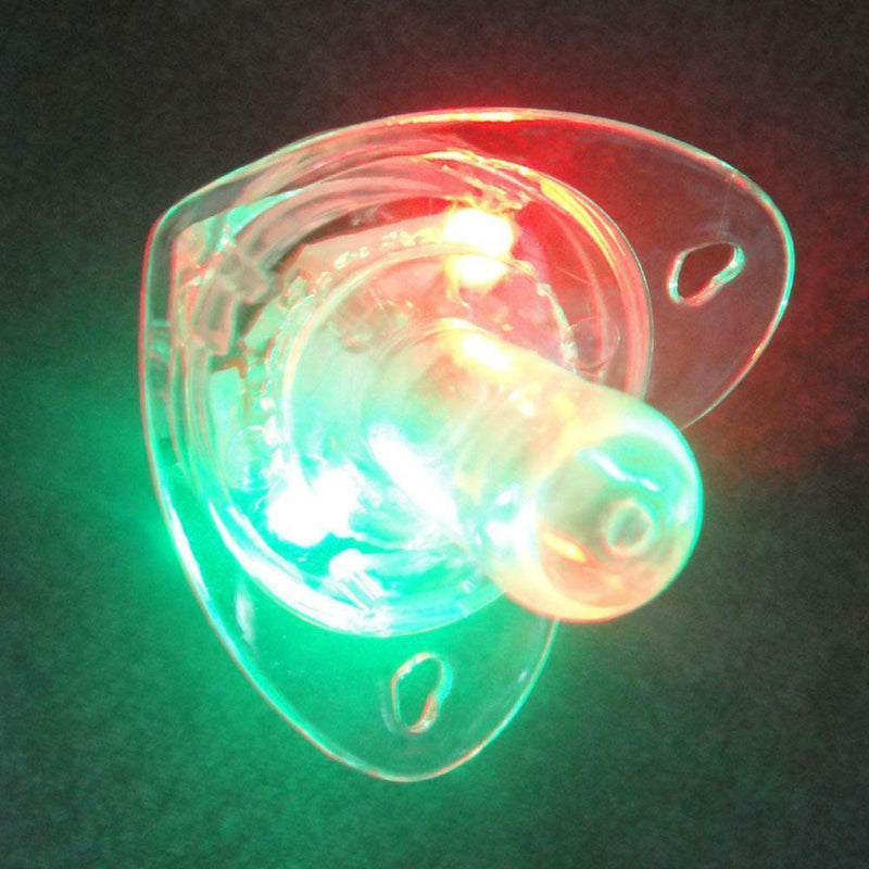 Flashing Led Multi Color Mouth Glow Pacifier Lights  Fun Party Favor Toys