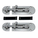 Boat Barrel Slide Bolt 3" Door Latch Lock 316 Stainless Steel Cabinet Lock