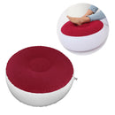 2x Portable Air Inflatable Stool Ottoman Chair for Fishing Bedroom