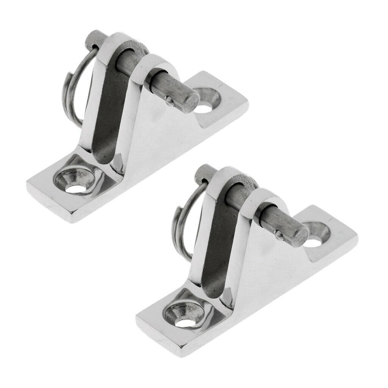 2pcs 316 Stainless Boat Top Quick Release Pin with Deck Hinge For Marine Boat