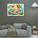 5D DIY Full Drill Diamond Painting Cat Cross Stitch Mosaic Kit Home Decor