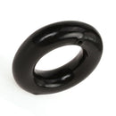 Black Rubber Weighted Golf Club Warm Up Swing Donut Ring Training Aids