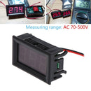 AC 70-500V Digital Voltmeter 0.56 inch LED Red 2 Wire Volt Voltage Test Meter