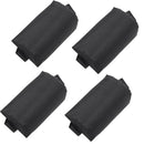 4pcs Headrest Replacement Pillow Cushion for Folding Lounge Chairs Black