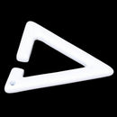 Unisex Punk Metal Cartilage Ear Cuff Wrap Clip Hollow  Earring white B8G9