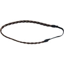 Bohemian Hippie Braided Decorative Hairwrap Headband - Coffee