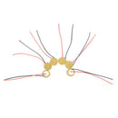 12pcs 15mm Piezoelectric Piezos Amplifiers Discs Leads For Guitar Pickup M&