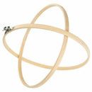 10 Pieces 3 Sizes Embroidery Hoop Set Bamboo Circle Cross Stitch Hoop Ring  C8K6