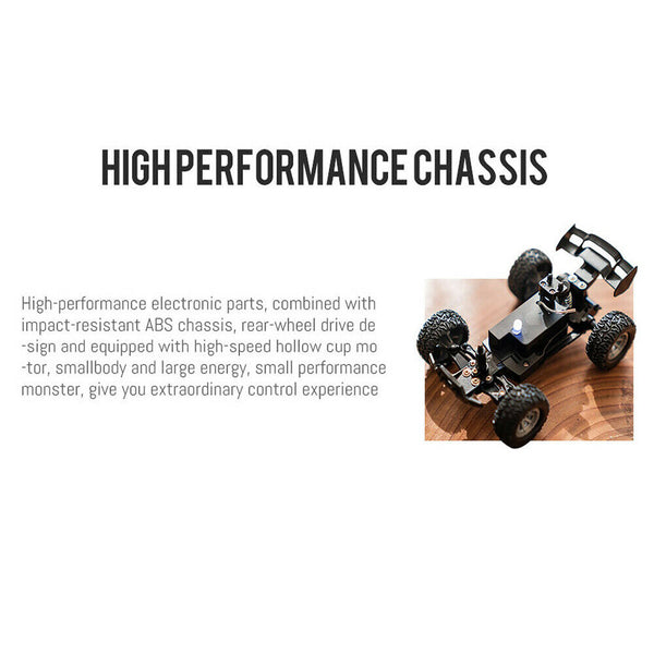 1: 32 2.4G Mini Gift High Speed Off Road Detachable With LED Light RC Car ABS