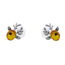 Earrings Luxury Three Dimensional Christmas Reindeer Stud Earrings Yellow