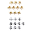 20Pcs No Sew Handbag Bag Purse Magnetic Snap Press Stud Button Closure Clasp