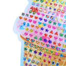 4X/set Wonderful Children Stickers Earring Cartoon Reward Crystal Stickers Toy3C