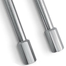 Easy Install, Heavy Duty, Straight Metal Dual Wheel Valve Stem Extensions f