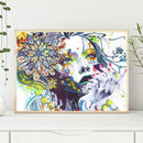 5D DIY Special Shaped Diamond Painting Girl Cross Stitch Mosaic Kits Decor