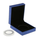 2 Pieces Coin Case for 38MM Coin Display Box w/ Single Clear Capsule -7x8x3cm