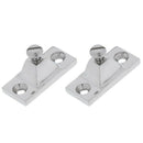 2 Pieces Marine Deck Hinge Boat Bimini Top Fitting Hardware