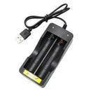 Skywolfeye USB Flashlight Torch Battery Charger Adapter for Li-ion 18650 Battery