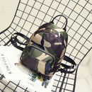 Spring Fashion Women Multifunction Nylon Backpack Shoulder Bag(Camouflage)