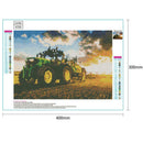 5D DIY Full Drill Diamond Painting Tractor Cross Stitch Embroidery Mosaic