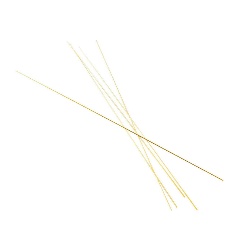 10 Pcs Straight Solid Round Metal Brass Rods Bar Stock Assorted 300mm Long