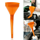 With Filter Car Motorcycle Orange Long Neck Detachable Flexible Oil Funnel
