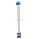 PCI-E Express 1X to 1X M/F Riser Card Extender Flex Flexible Extension Cable