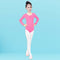 Ballet Dress Kids Girls Long Sleeve Dance Ballerina Leotard (Rose 7-8T) A
