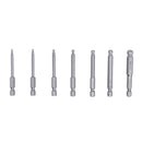 7pcs Magnetic S2 Steel Ball End Hexagon Head Hex Screwdriver Bits Drill Set