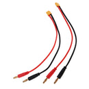 XT30 / XT-30 Female Plug to 4mm 4.0mm Bullet Banana Connector Cable Wire 8''