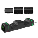 2 Dual Controller Charger for Xbox One X S Docking Station 2 Battery Packs