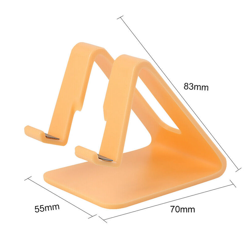 Portable Tablet Phone Stand Silicone Pad Strong Plastic Bracket Desk Support