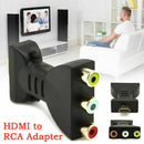 HDMI MALE TO 3 RCA FEMALE COMPOSITE AV AUDIO VIDEO ADAPTER CONVERTER