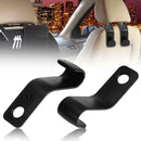 1pair Auto Fastener Clip Holder Hook Car Back Seat Headrest Hanger Clips