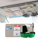Car Sun Visor Organizer Sunglass Interior Pocket Fuel Card Storage Pen
