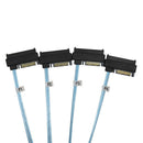 0.5m Mini SAS 36P SFF-8087 to 4 SAS 29P SFF-8482 Cable with 15P SATA Power
