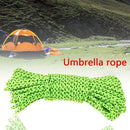 10M 2.5mm Green Reflective Canopy Tent Rope Guy Line Camp Cord Fluorescent K8K3
