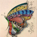 Butterfly Artwork Diy 5D Diamond Crystal Pasted Painting Cross Stitch Kit D G7Y5