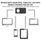 3pcs Plastic Webcam Cover Privacy Protection Shutter Anti-hacker for Phone