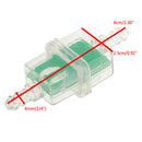 6mm Fuel Filter Rubbe Hose Metal Clamp Set Motorcycle Replacement Parts