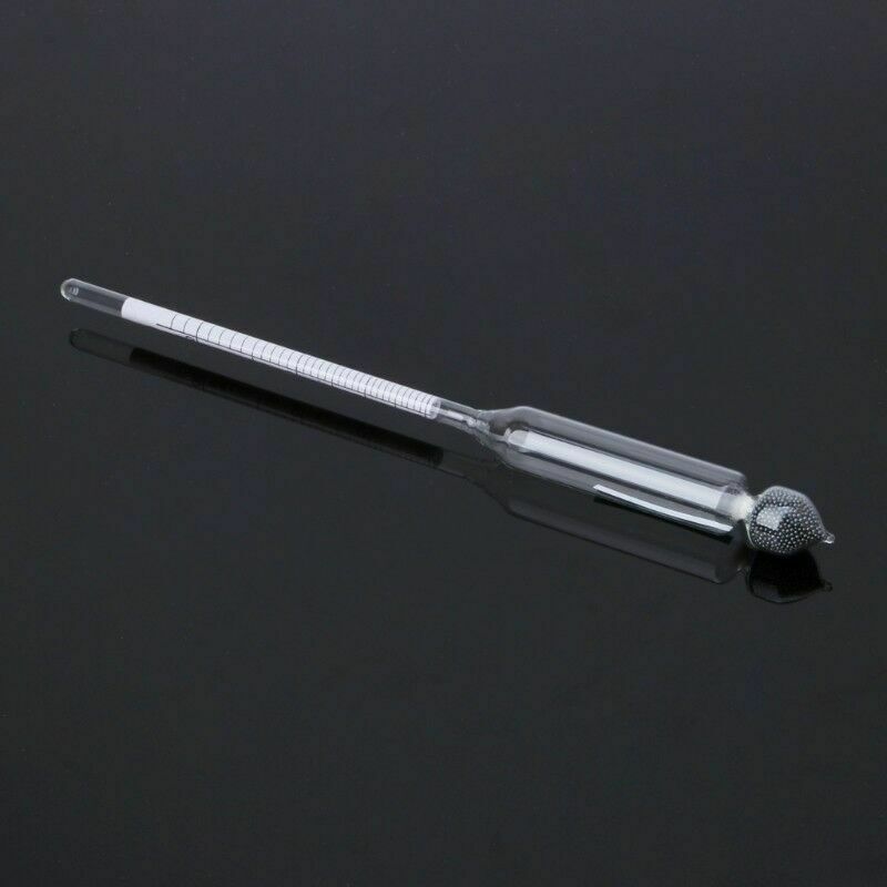3pcs Hydrometer Alcohol Meter Vinometer Tester With one Thermometer Gadget Set