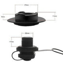 4x Universal Air Valve Caps Screw in For Inflatable Boat Raft Airbed Parts