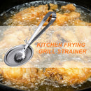 Multifunction Filter Clip Spoon Stainless Steel Oil-frying Clamp Strainer