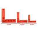 90 Deg L Shape Square Right Angle Clamps Corner Clamping Ruler Plastic 6inch