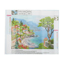 1set diamond embroidery Beautiful Seaside Town diamond painting cross stitch`dlj