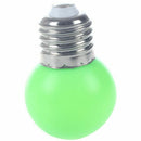 E27 LED Light Warm Green Bulb Plastic Bulb (0.5W Power, Green)