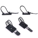 100 Pcs Adjustable Cable Clips Self-Adhesive Cord Fixer Wire Clamp Strap Ho M2J3