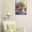 5D DIY Diamond Painting House Embroidery Full Drill Diamond Cross Stitch