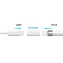 Pencil Charging Cable Adapter Female to Female Connector for iPad Pro