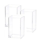 Acrylic Pen Holder Clear Desktop Pencil Cup Stationery Organizer Pot Holder